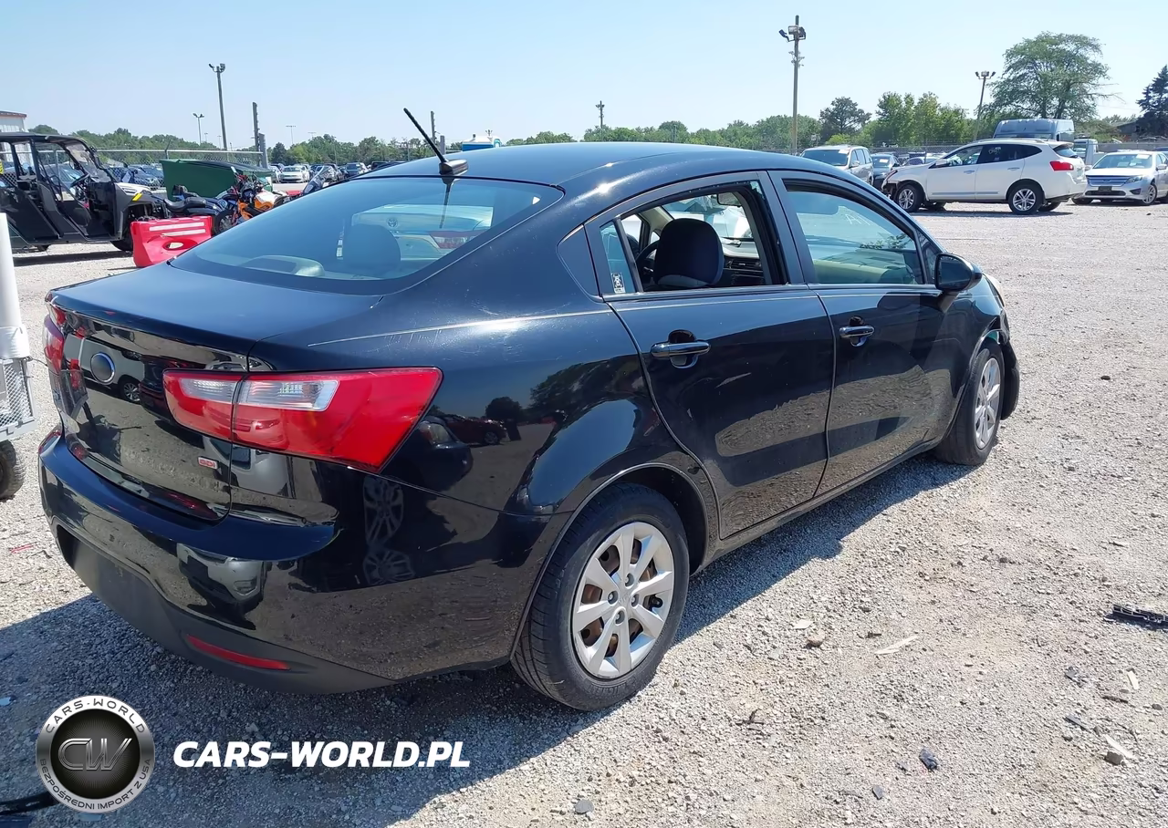 2013 Kia Rio Lx VIN:KNADM4A35D6278415 - 4