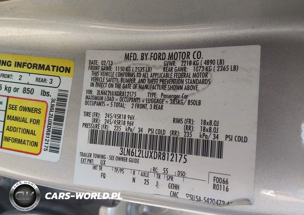 2013 Lincoln Mkz Hybrid VIN:3LN6L2LUXDR812175 - 9