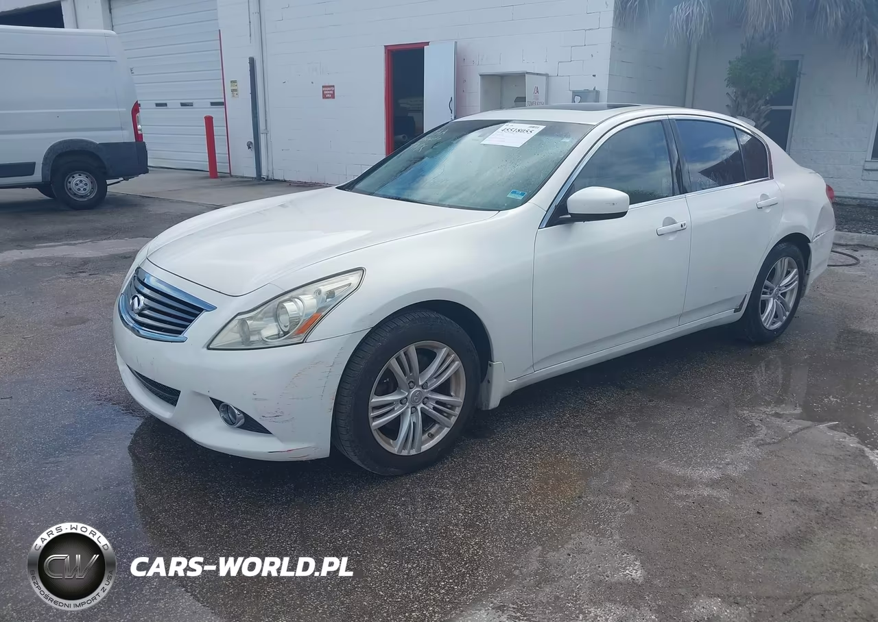 2012 Infiniti G25 Journey VIN:JN1DV6AP8CM812499 - 2