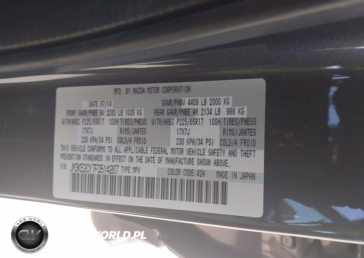 2015 Mazda Cx-5 Touring VIN:JM3KE2CY7F0514287 - 9