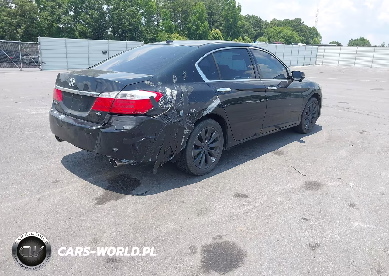 2014 Honda Accord Ex-L V-6 VIN:1HGCR3F83EA017217 - 4