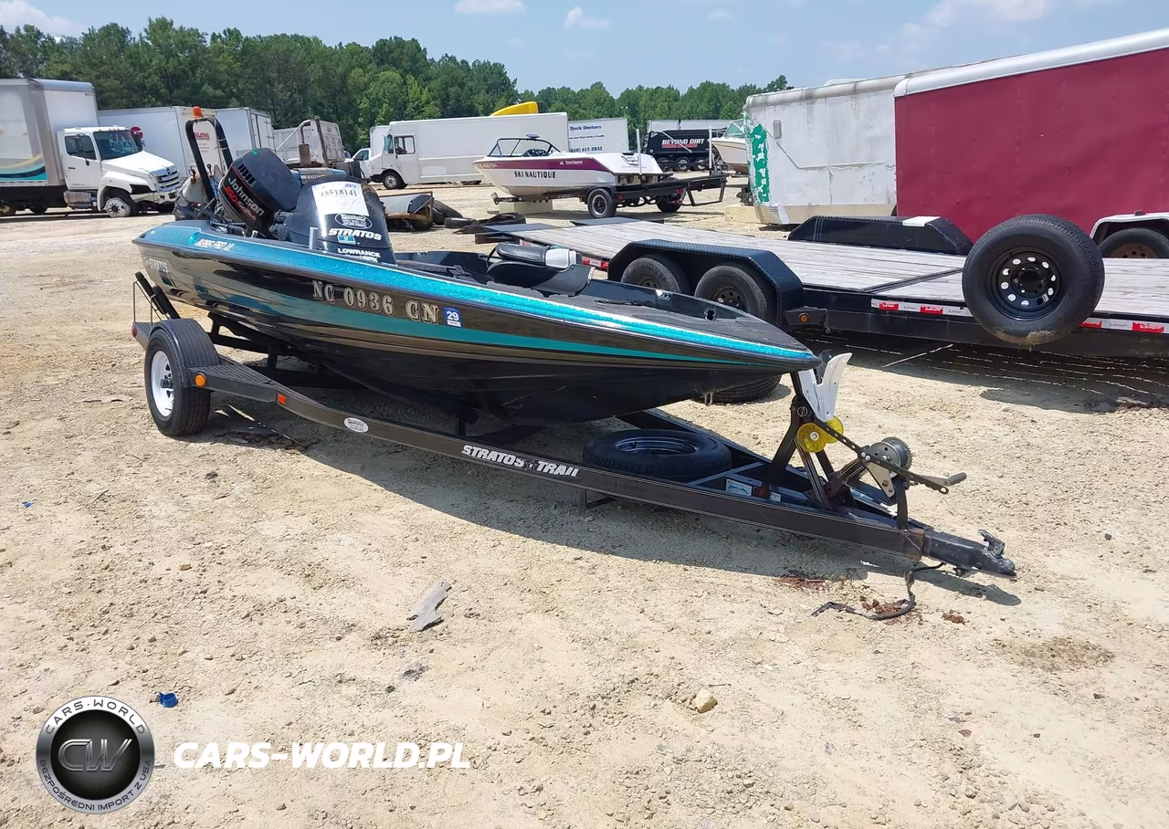 1995 Stratos 18' Boat-Trailer Has No Title