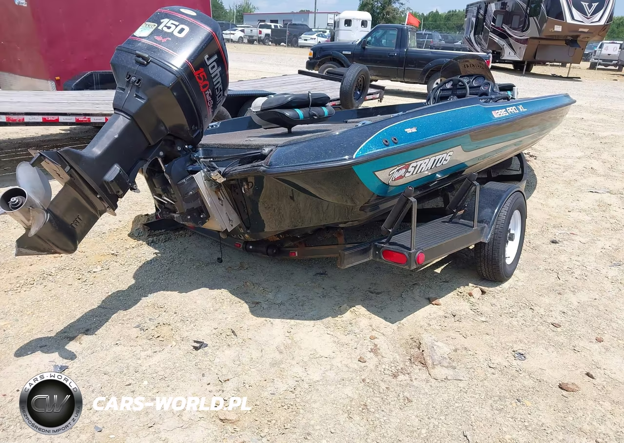 1995 Stratos 18' Boat-Trailer Has No Title VIN:BNZ8A116G495 - 4