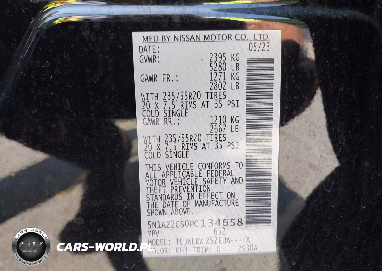 2023 Nissan Murano Sl Intelligent Awd VIN:5N1AZ2CS0PC134658 - 9