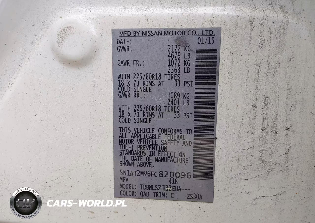 2015 Nissan Rogue Sl VIN:5N1AT2MV6FC820096 - 9