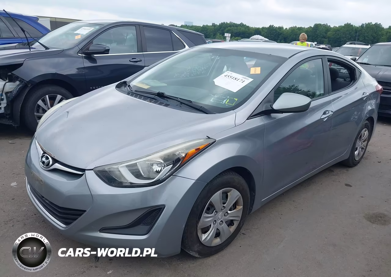 2016 Hyundai Elantra Se VIN:5NPDH4AE0GH688333 - 2