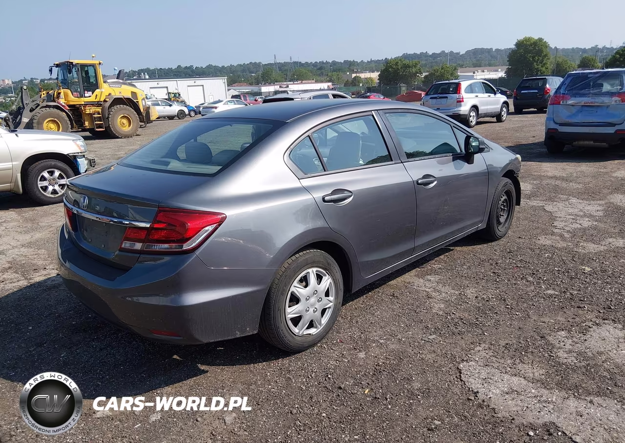 2013 Honda Civic Lx VIN:19XFB2F52DE204086 - 4
