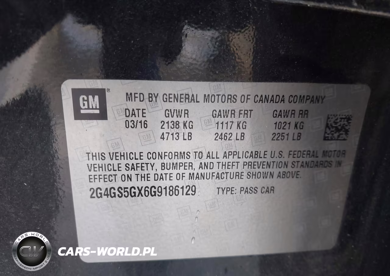 2016 Buick Regal Turbo Premium Ii VIN:2G4GS5GX6G9186129 - 9