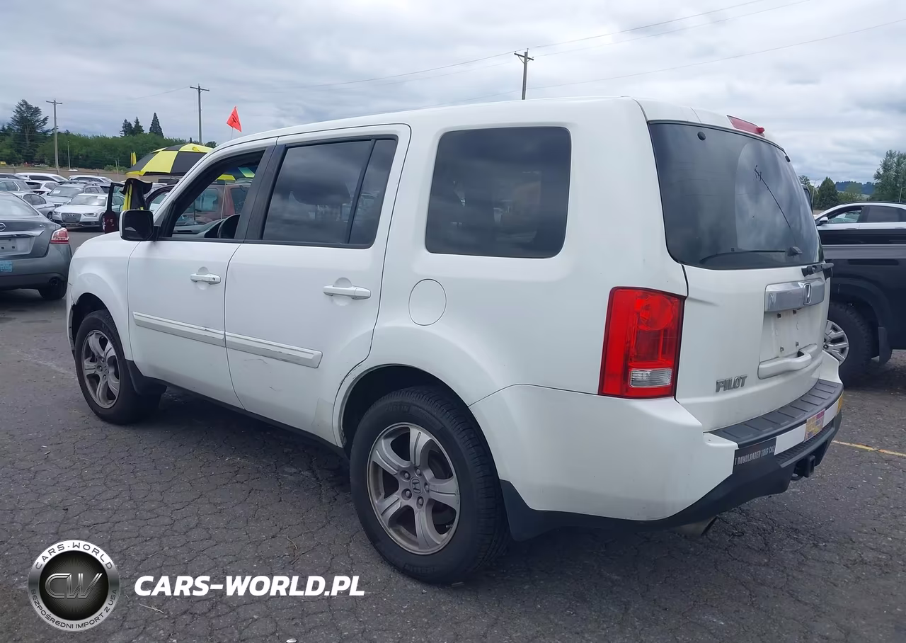 2012 Honda Pilot Ex-L VIN:5FNYF3H73CB044164 - 3