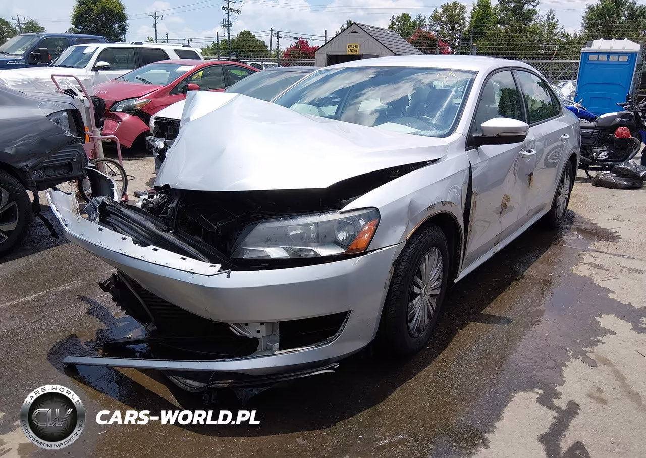 2014 Volkswagen Passat 2.5L S VIN:1VWAP7A38EC018511 - 2