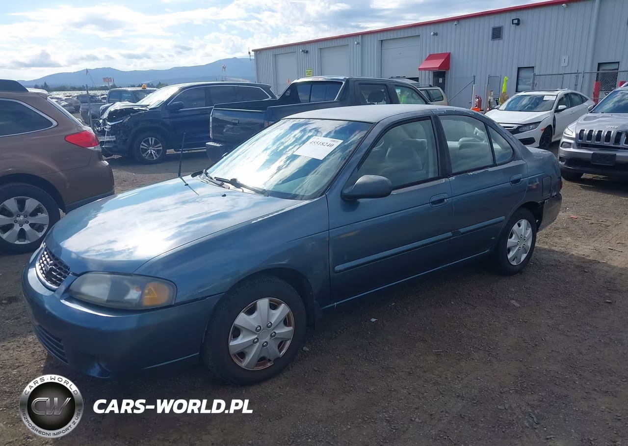 2002 Nissan Sentra Gxe VIN:3N1CB51D02L589517 - 2