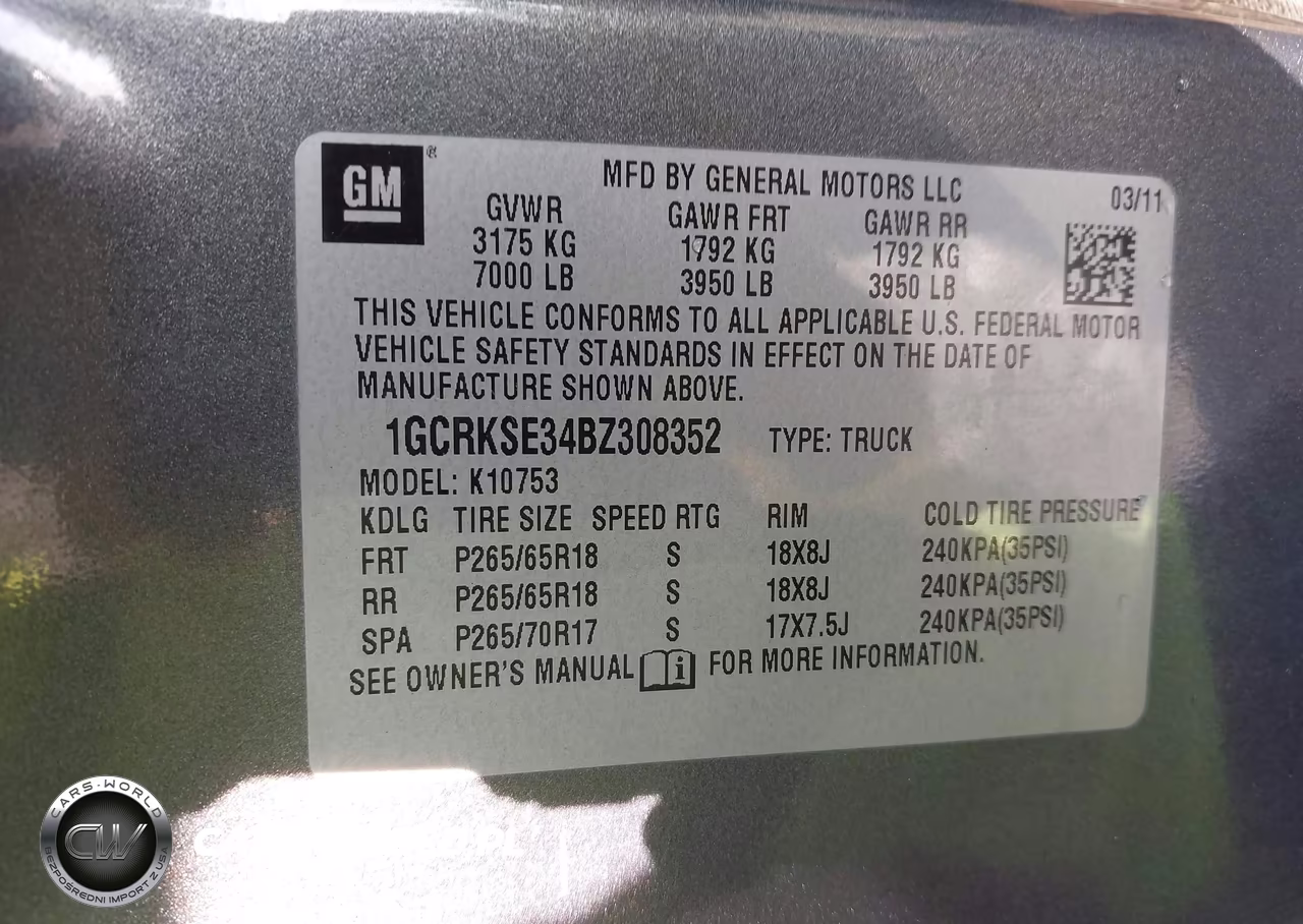 2011 Chevrolet Silverado 1500 Lt VIN:1GCRKSE34BZ308352 - 9