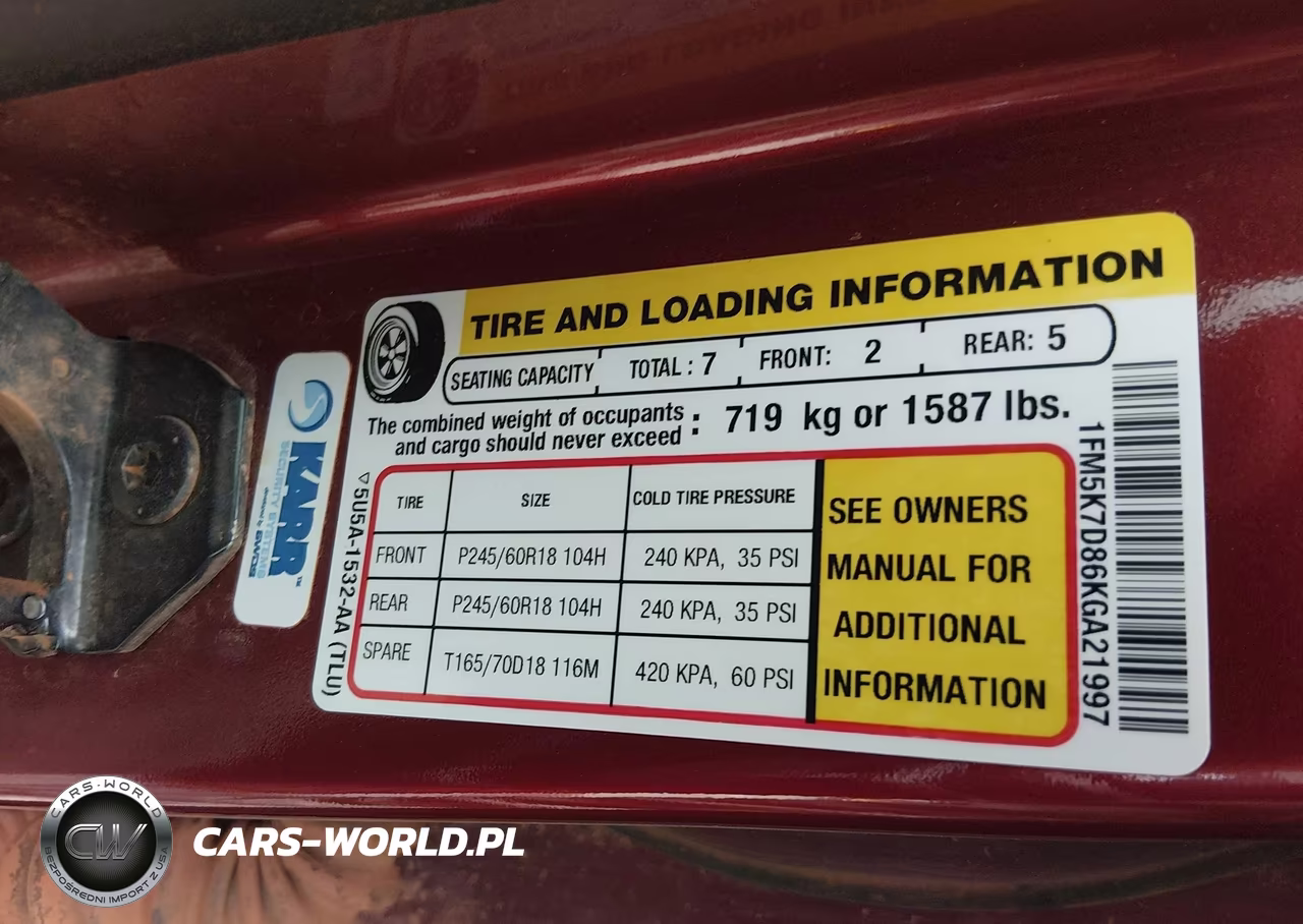 2019 Ford Explorer Xlt VIN:1FM5K7D86KGA21997 - 9