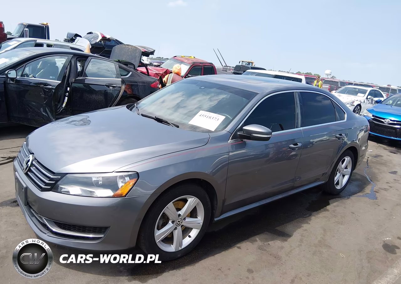 2013 Volkswagen Passat 2.5L Se VIN:1VWBP7A36DC018106 - 2