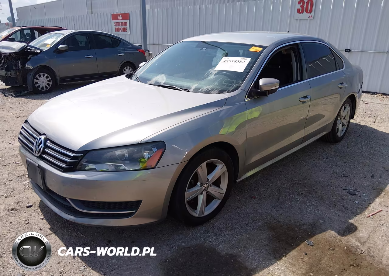 2013 Volkswagen Passat 2.5L Se VIN:1VWBP7A30DC141013 - 2