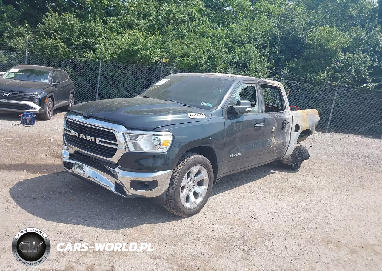 2019 Ram 1500 Big Horn-Lone Star 4X4 5'7 Box VIN:1C6SRFFT5KN881245 - 2