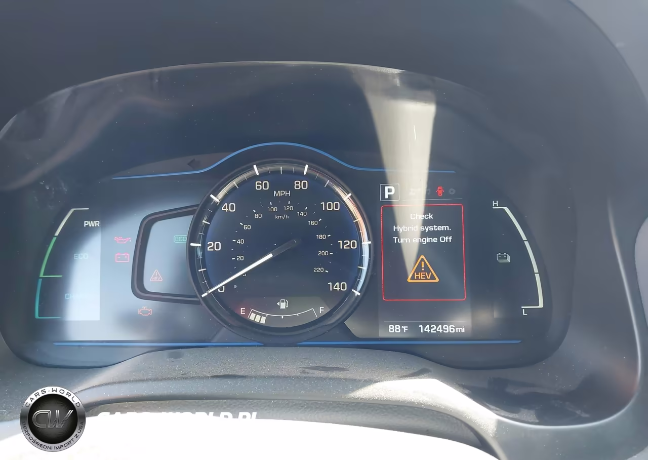 2019 Hyundai Ioniq Hybrid Blue VIN:KMHC65LC1KU163505 - 7