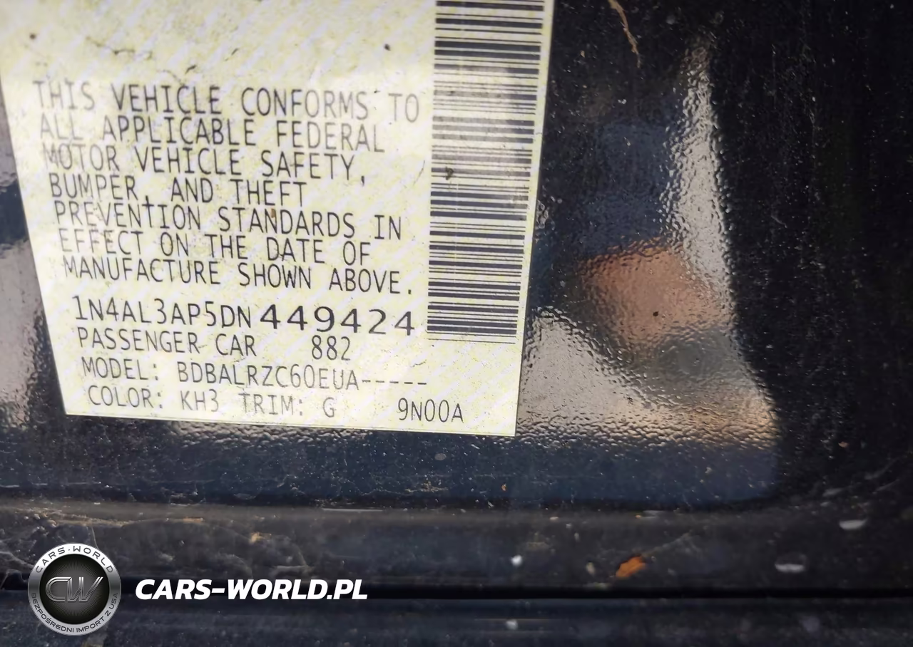 2013 Nissan Altima 2.5 S VIN:1N4AL3AP5DN449424 - 9