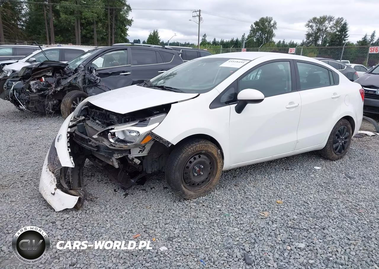 2012 Kia Rio Lx VIN:KNADM4A39C6045359 - 2