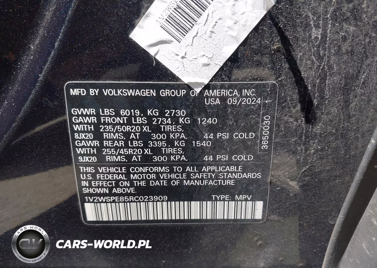 2024 Volkswagen Id.4 Awd Pro S VIN:1V2WSPE85RC023909 - 9