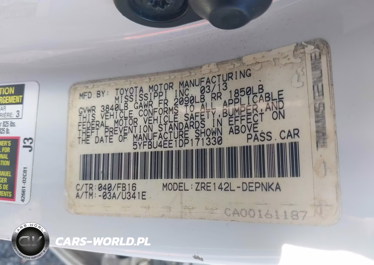 2013 Toyota Corolla Le VIN:5YFBU4EE1DP171330 - 9