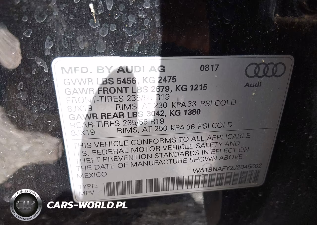 2018 Audi Q5 2.0T Premium-2.0T Tech Premium VIN:WA1BNAFY2J2045602 - 9