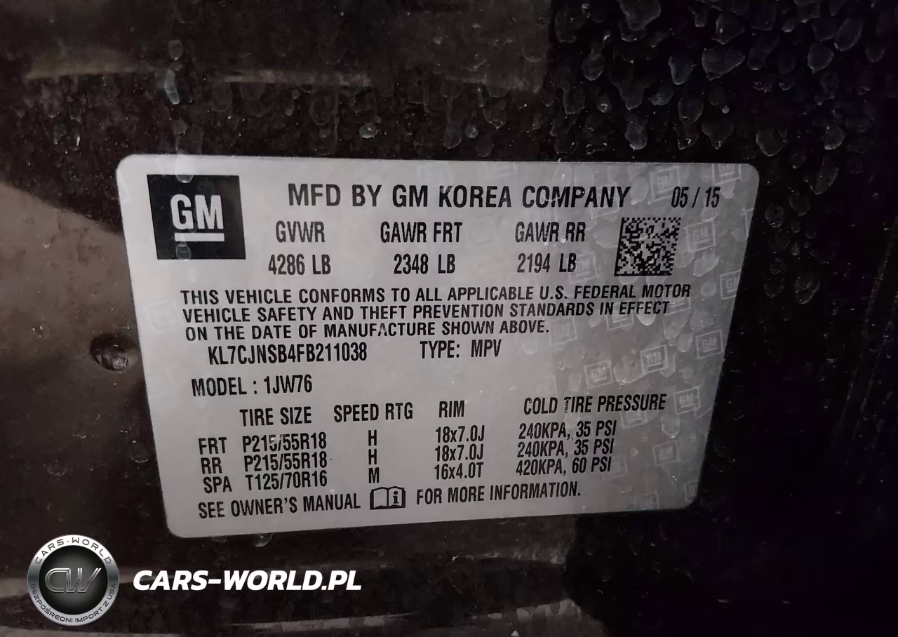 2015 Chevrolet Trax Ltz VIN:KL7CJNSB4FB211038 - 9