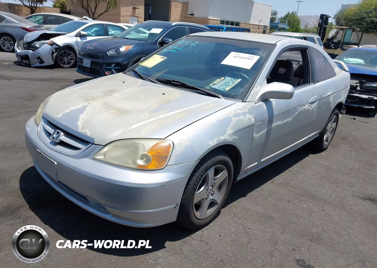 2001 Honda Civic Lx VIN:1HGEM22591L086909 - 2