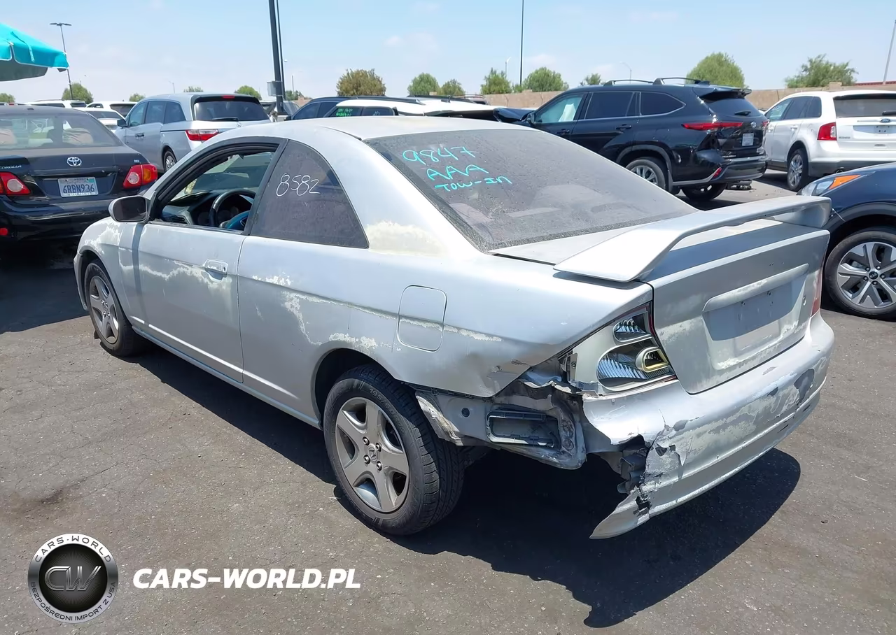 2001 Honda Civic Lx VIN:1HGEM22591L086909 - 3
