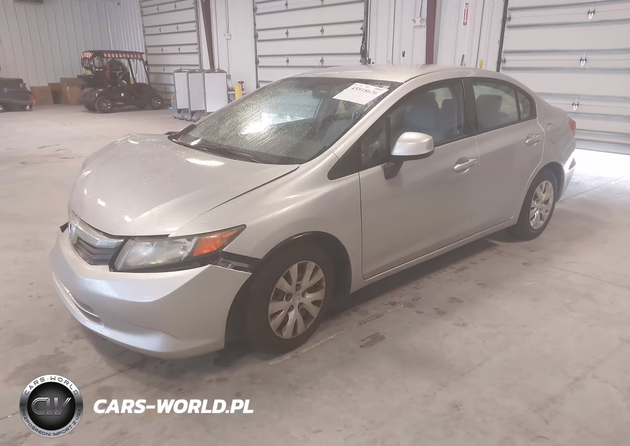 2012 Honda Civic Lx VIN:19XFB2F5XCE075867 - 2
