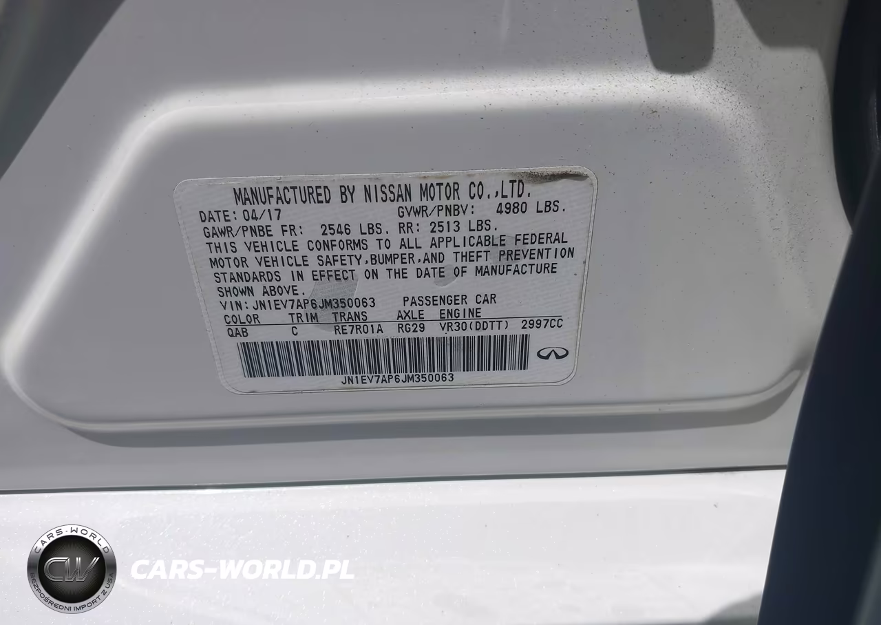 2018 Infiniti Q50 3.0T Luxe VIN:JN1EV7AP6JM350063 - 9