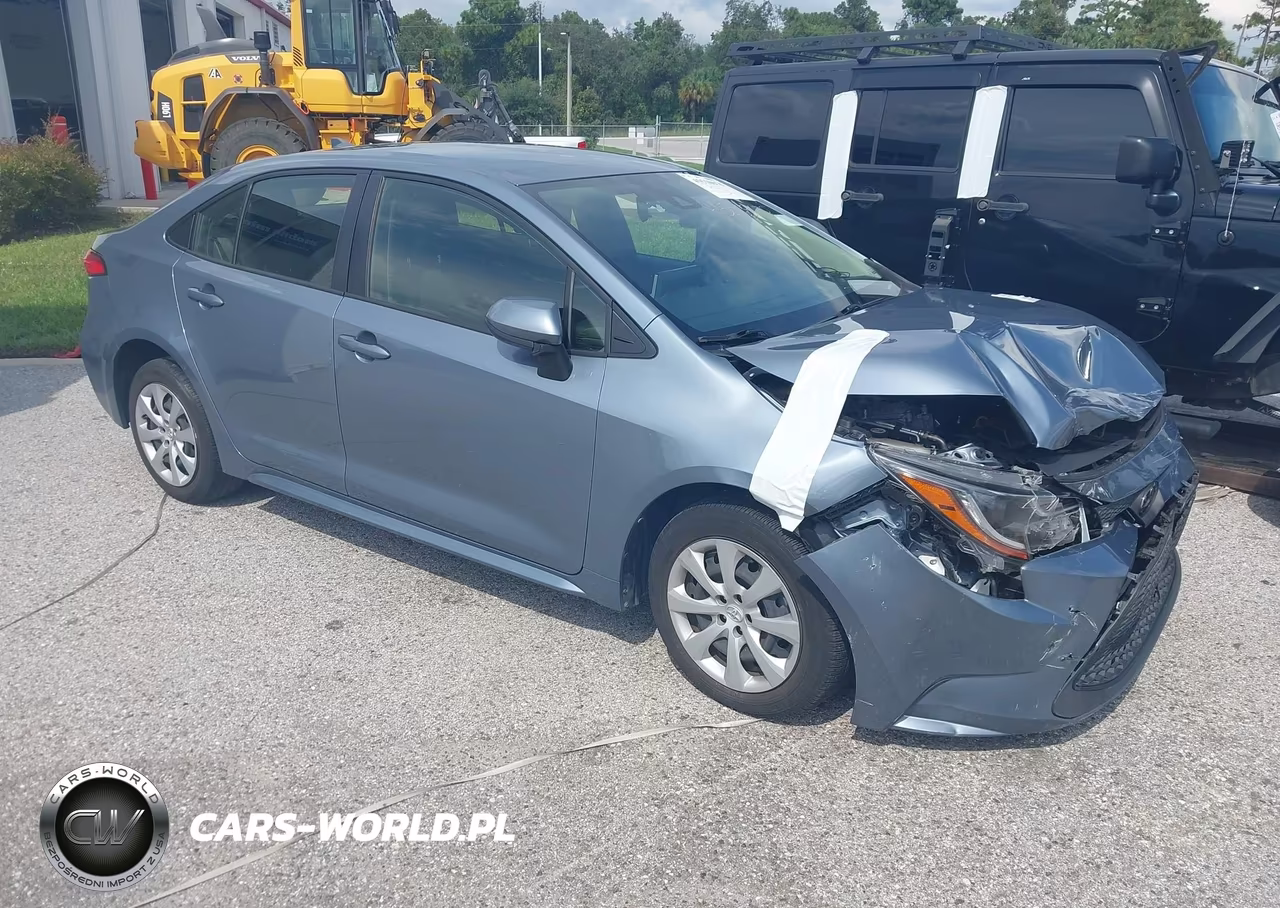 2021 Toyota Corolla Le VIN:JTDEPMAE7MJ180984 - 1