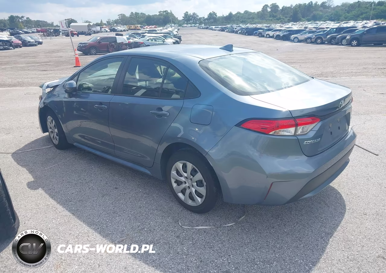 2021 Toyota Corolla Le VIN:JTDEPMAE7MJ180984 - 3