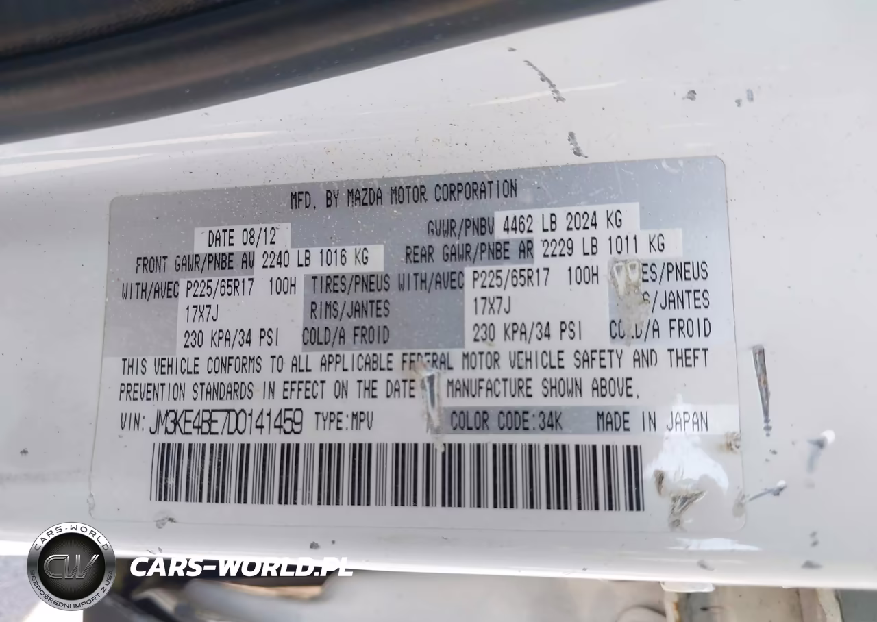 2013 Mazda Cx-5 Sport VIN:JM3KE4BE7D0141459 - 9