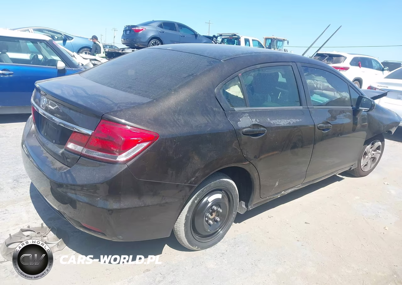 2014 Honda Civic Lx VIN:2HGFB2F5XEH513117 - 4