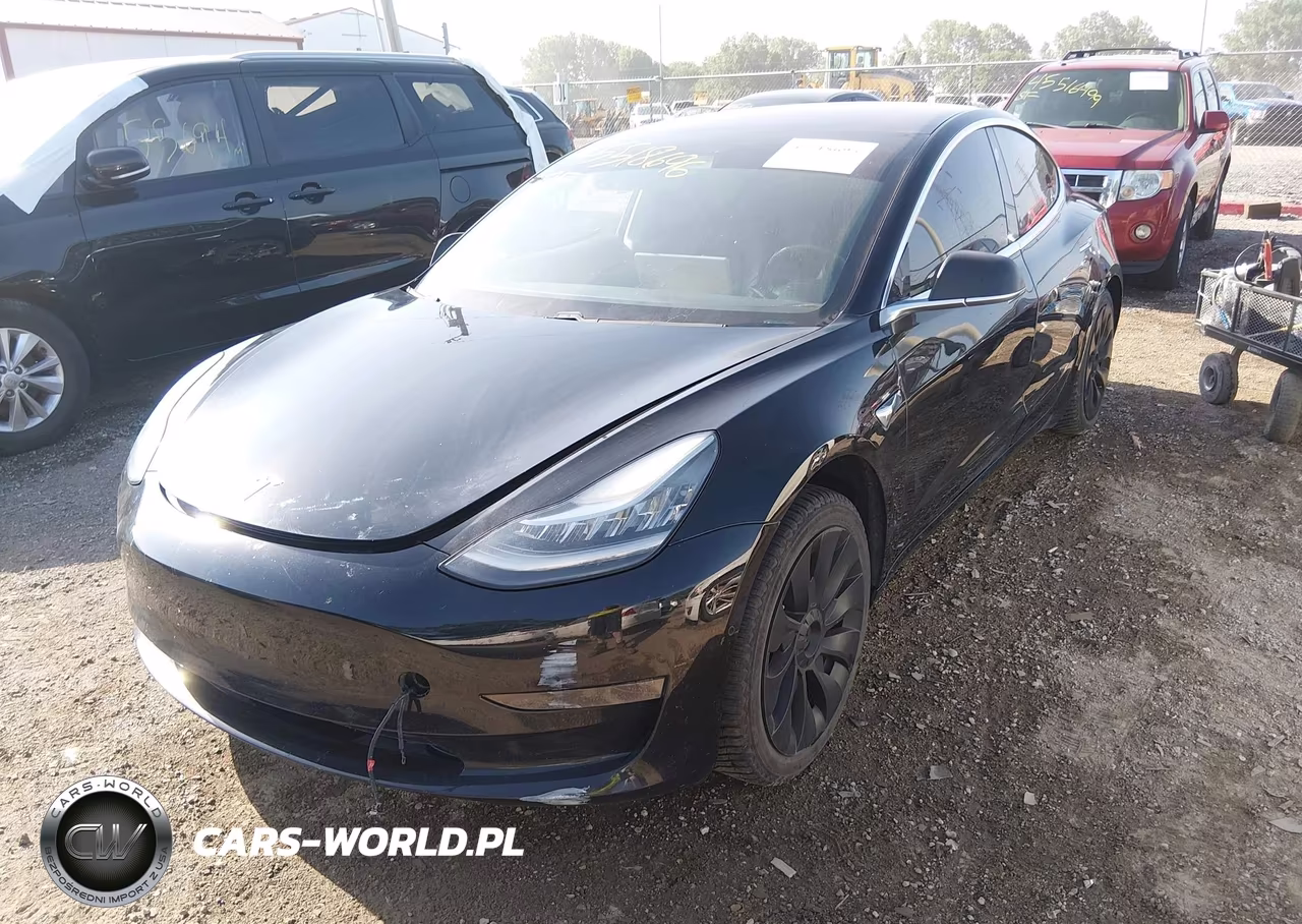2018 Tesla Model 3 Long Range-Mid Range VIN:5YJ3E1EA9JF011443 - 2