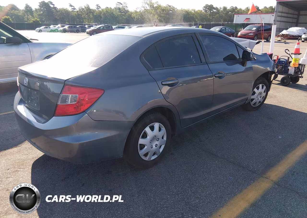 2012 Honda Civic Lx VIN:19XFB2F52CE027280 - 4