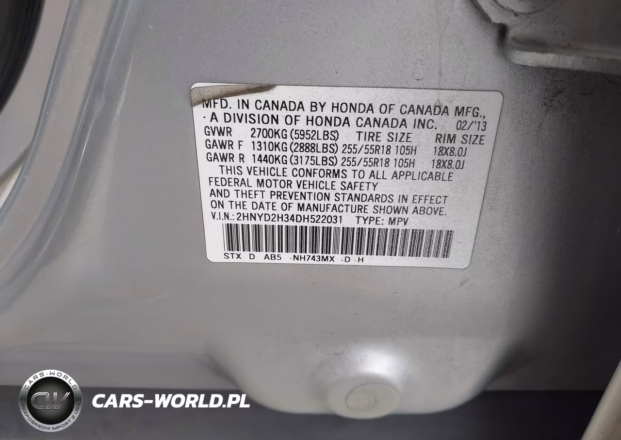 2013 Acura Mdx Technology Package VIN:2HNYD2H34DH522031 - 9
