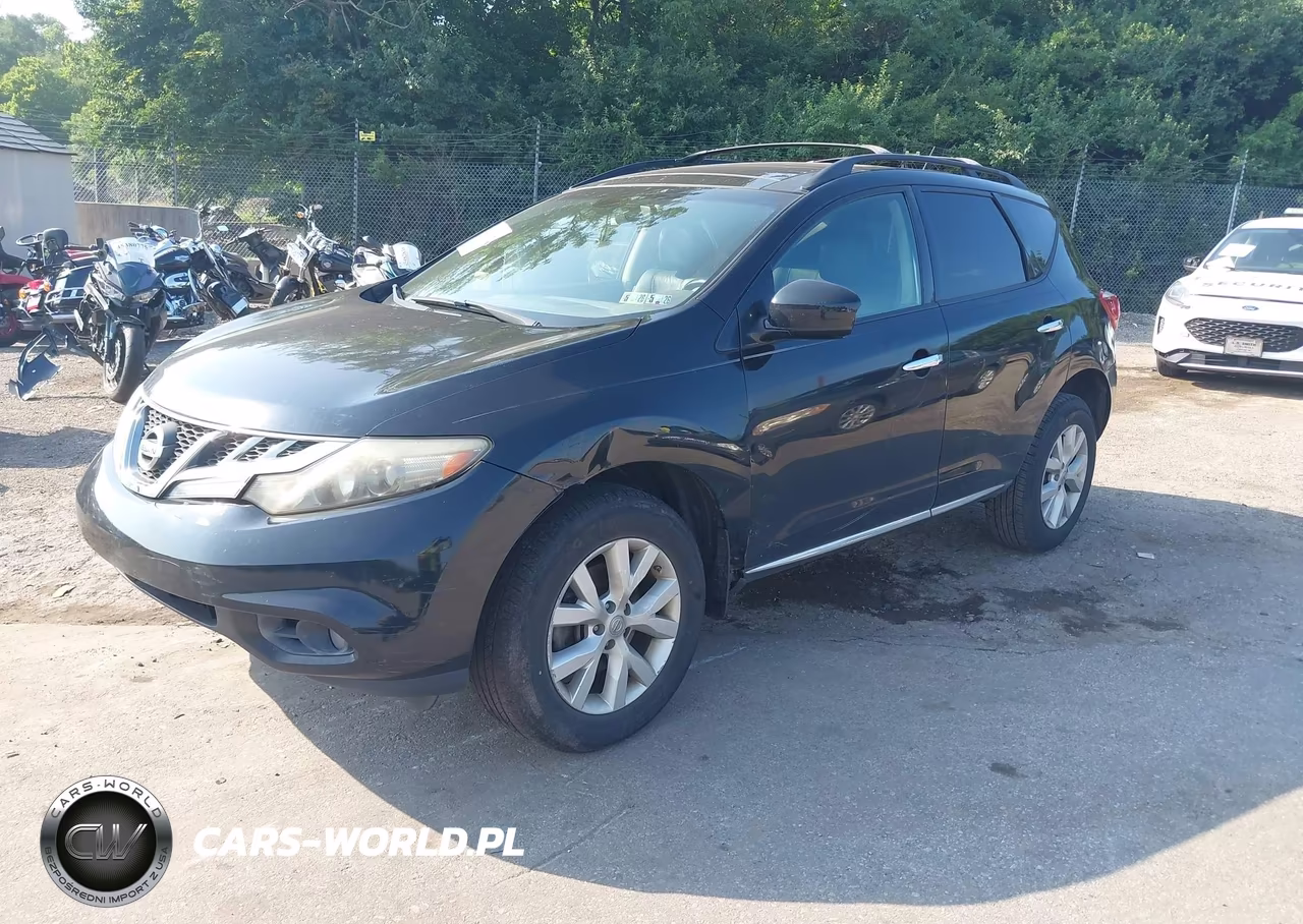 2011 Nissan Murano Sl VIN:JN8AZ1MWXBW185824 - 2