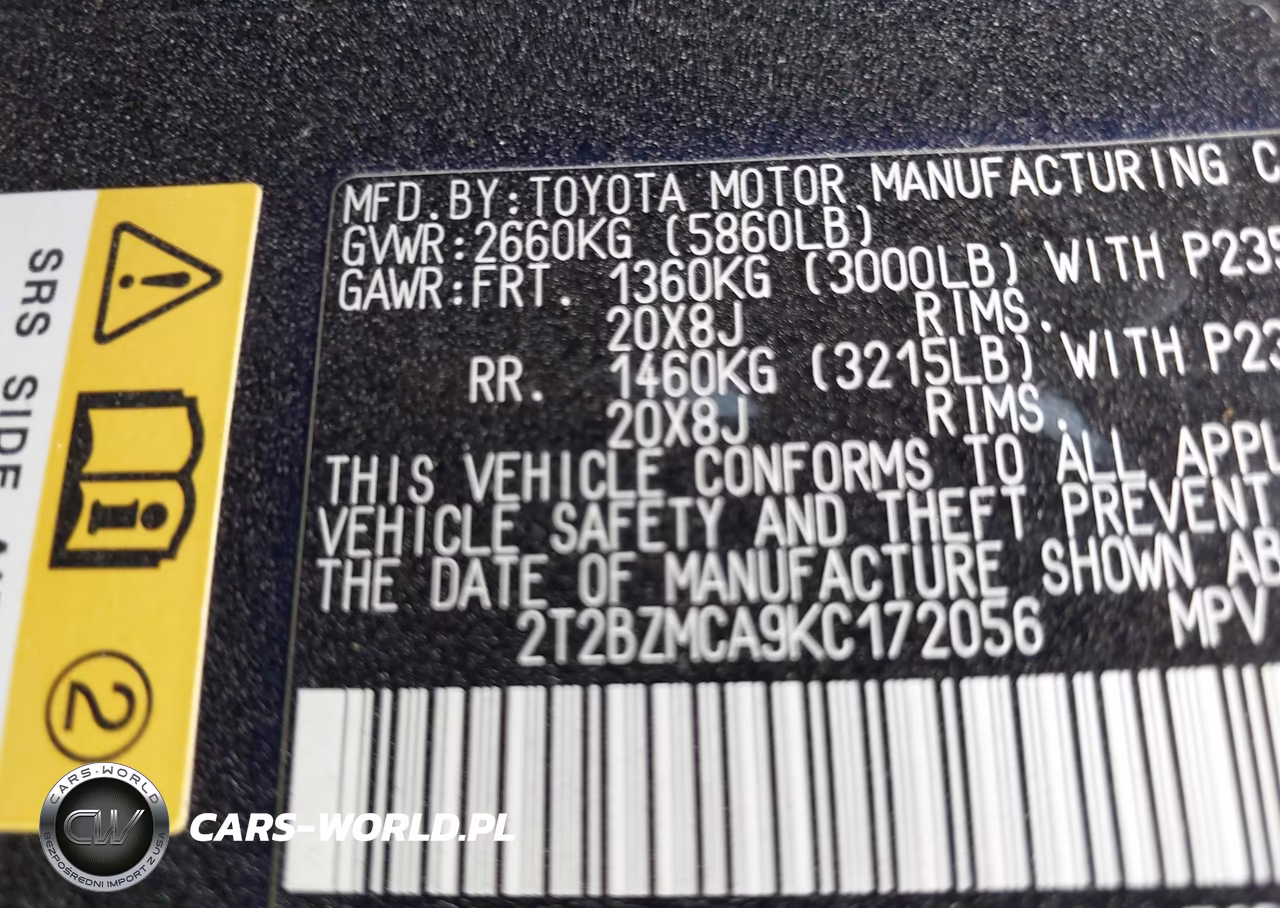 2019 Lexus Rx 350 VIN:2T2BZMCA9KC172056 - 9