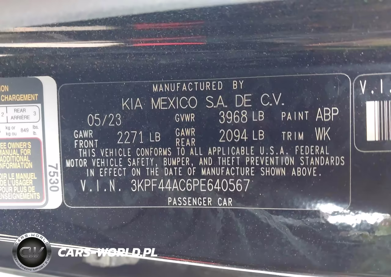 2023 Kia Forte Gt VIN:3KPF44AC6PE640567 - 9