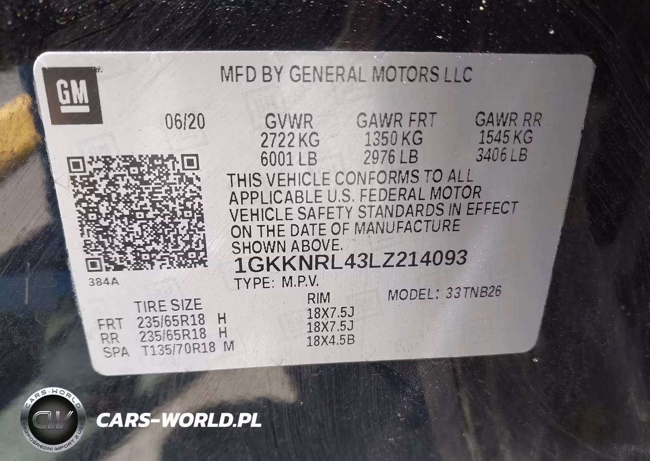 2020 GMC Acadia Fwd Sle VIN:1GKKNRL43LZ214093 - 9