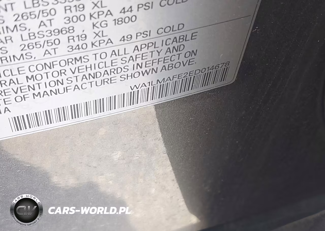 2014 Audi Q7 3.0 Tdi Premium VIN:WA1LMAFE2ED014678 - 9