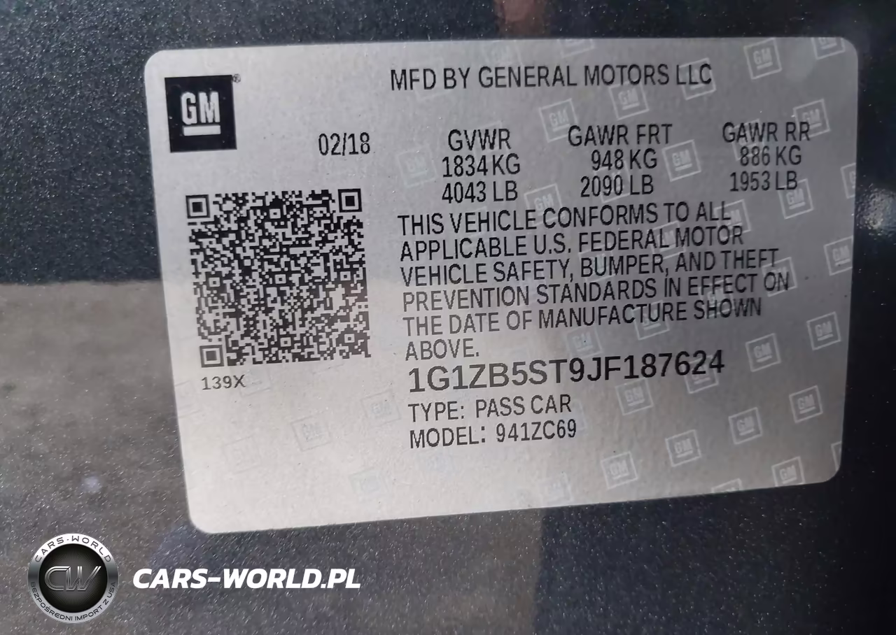 2018 Chevrolet Malibu 1Ls VIN:1G1ZB5ST9JF187624 - 9