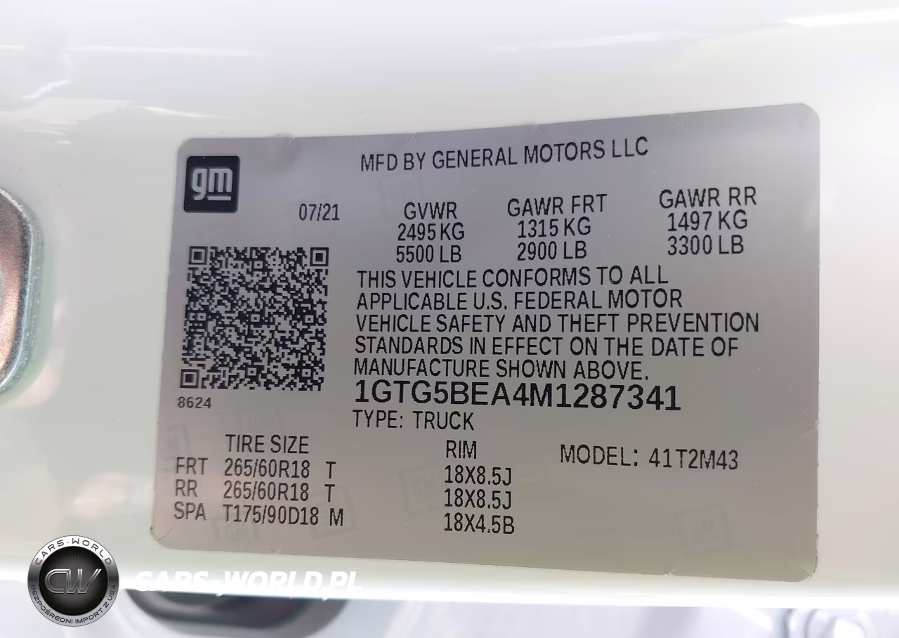 2021 GMC Canyon 2Wd Short Box Elevation Standard VIN:1GTG5BEA4M1287341 - 9