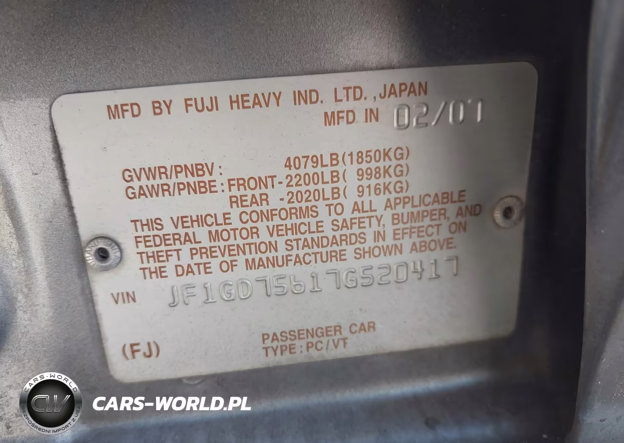 2007 Subaru Impreza Wrx Tr VIN:JF1GD75617G520417 - 9