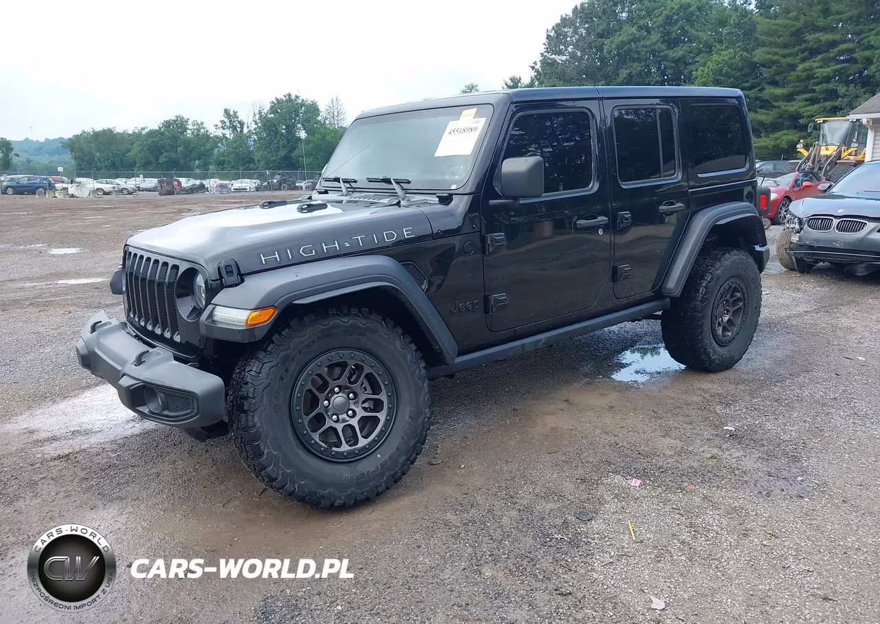 2022 Jeep Wrangler Unlimited High Tide 4X4 VIN:1C4HJXDG6NW235166 - 2