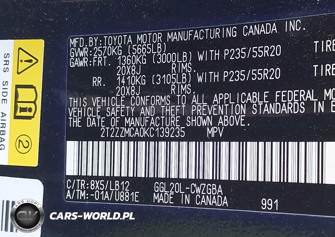2019 Lexus Rx 350 VIN:2T2ZZMCA0KC139235 - 9
