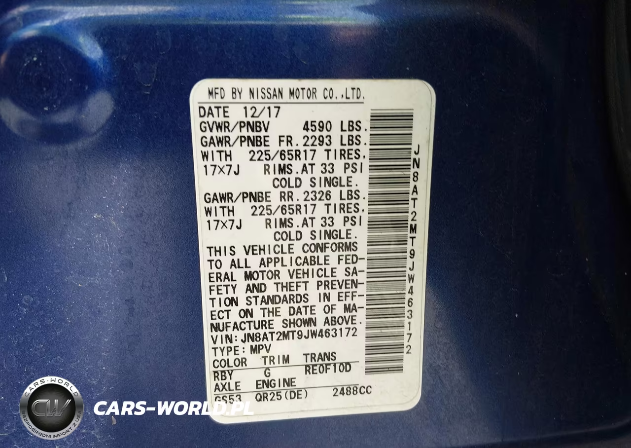 2018 Nissan Rogue S VIN:JN8AT2MT9JW463172 - 9