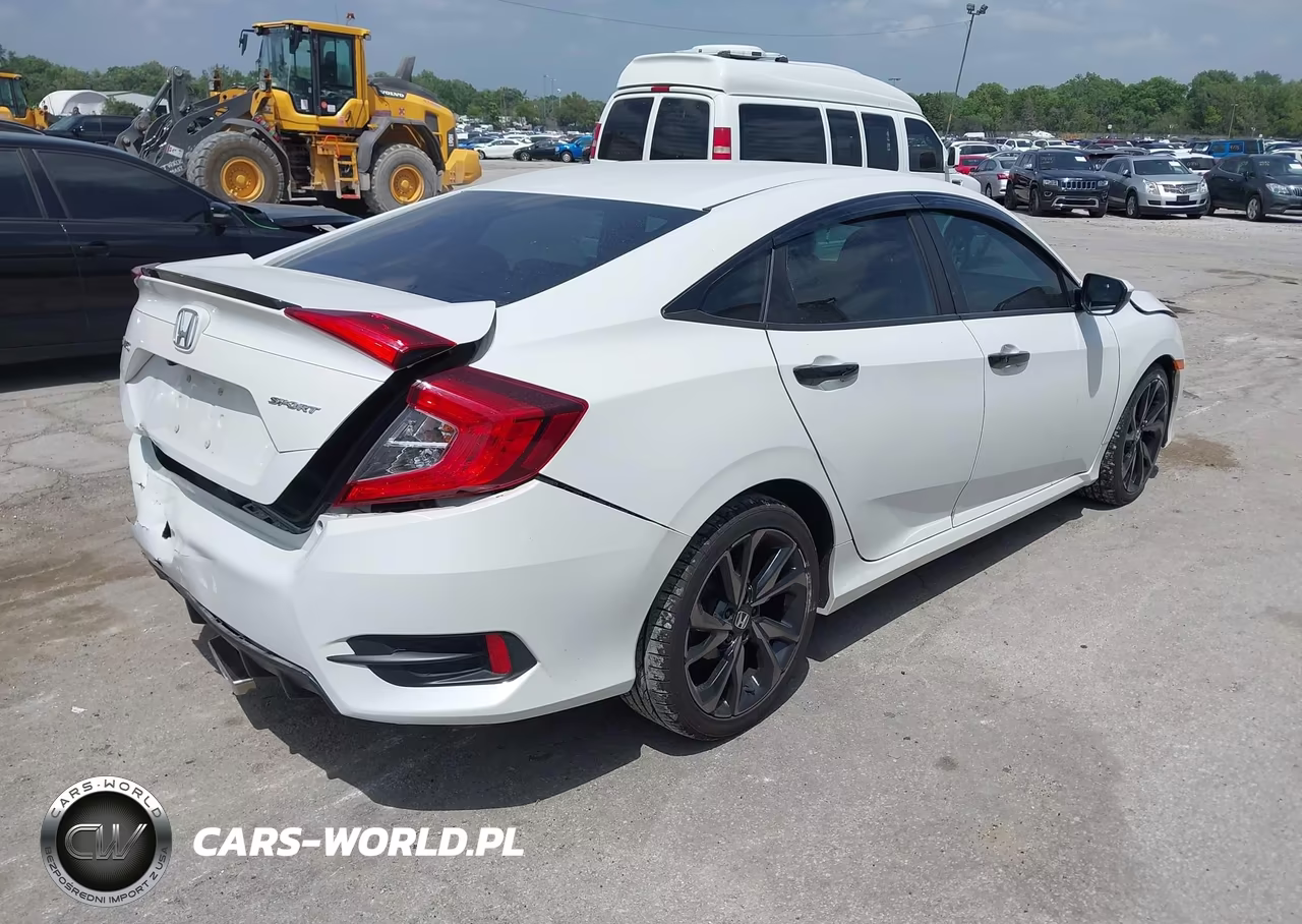 2019 Honda Civic Sport VIN:2HGFC2F81KH539902 - 4
